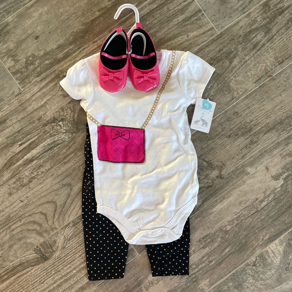 NWT 3 Piece Outfit Set 18 Months by Little Treasure